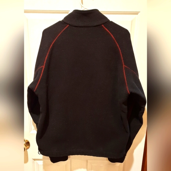 Timberland Black Fleece Zip-Up Lightweight Jacket size Medium - Picture 2 of 12